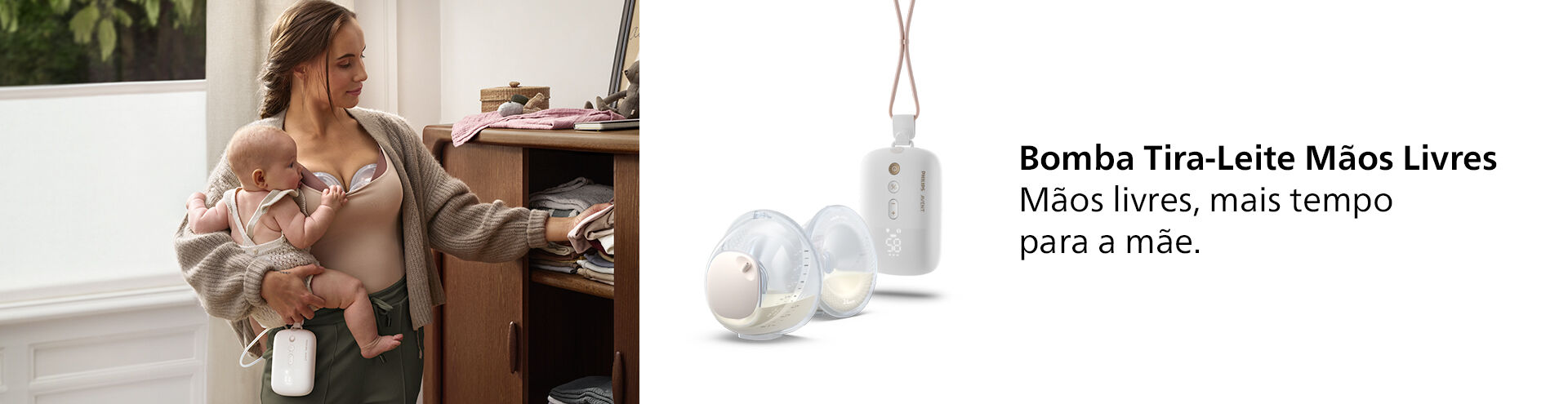 Philips Avent Bomba Tira-Leite M&atilde;os Livres
