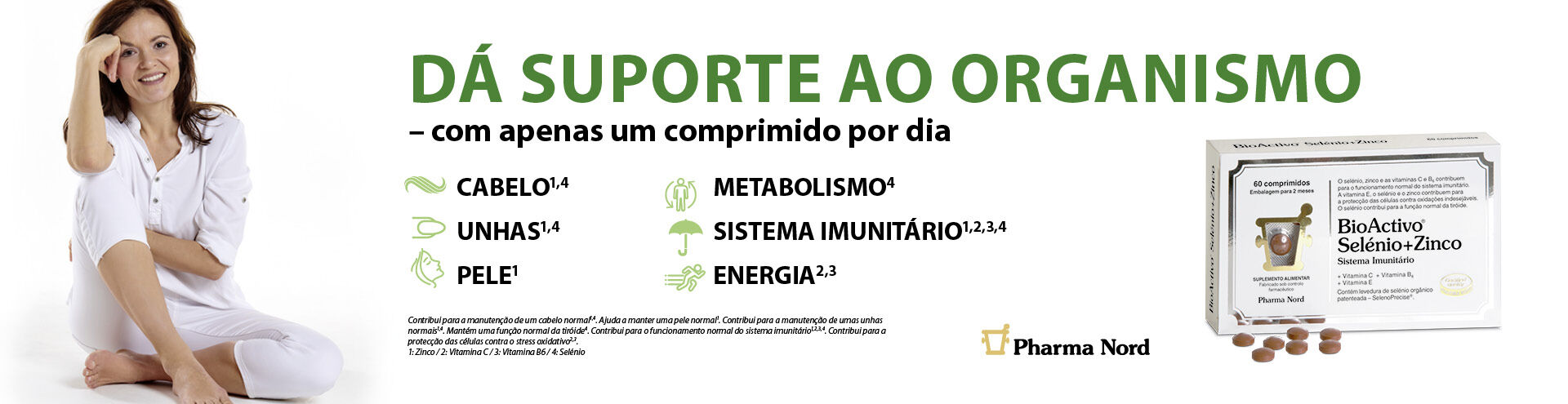 Bioactivo Sel&eacute;nio e Zinco 