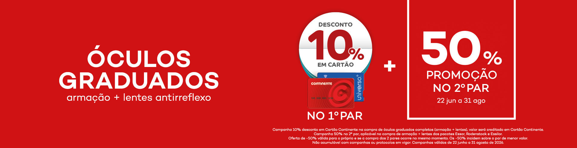 Banner - Oculos Graduados - CLP &Oacute;tica