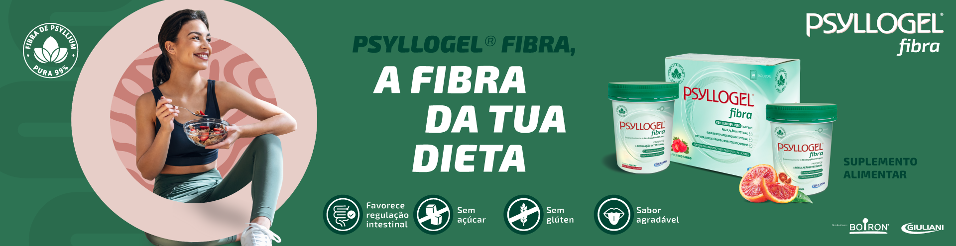 Psyllogel a fibra da tua dieta.